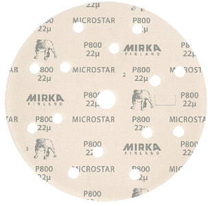 MICROSTAR<sup>®</sup> GRIP FILM BACKED ABRASIVES (MIRKA) 10 50 6" P1500